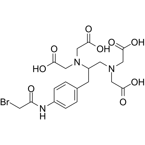 (Rac)-EDTA-bromoacetamidophenylmethyl ((Rac)-(Bromoacetamidophenylmethyl)ethylenediaminetetraacetic 